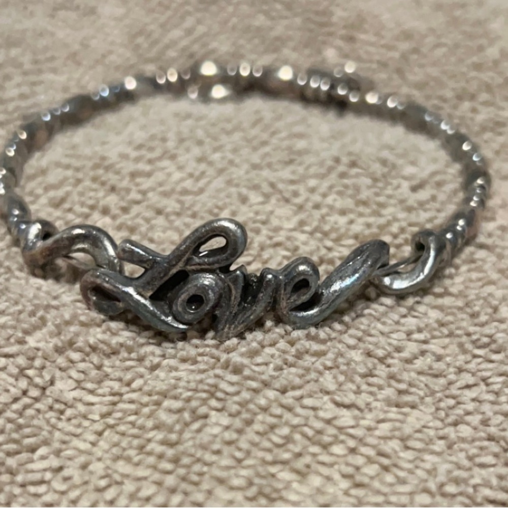 Alex and ani love bracelet